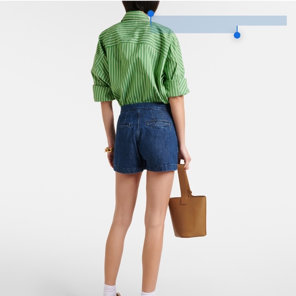 FRAME Patch Pocket Trouser denim shorts - Picture 3 of 6